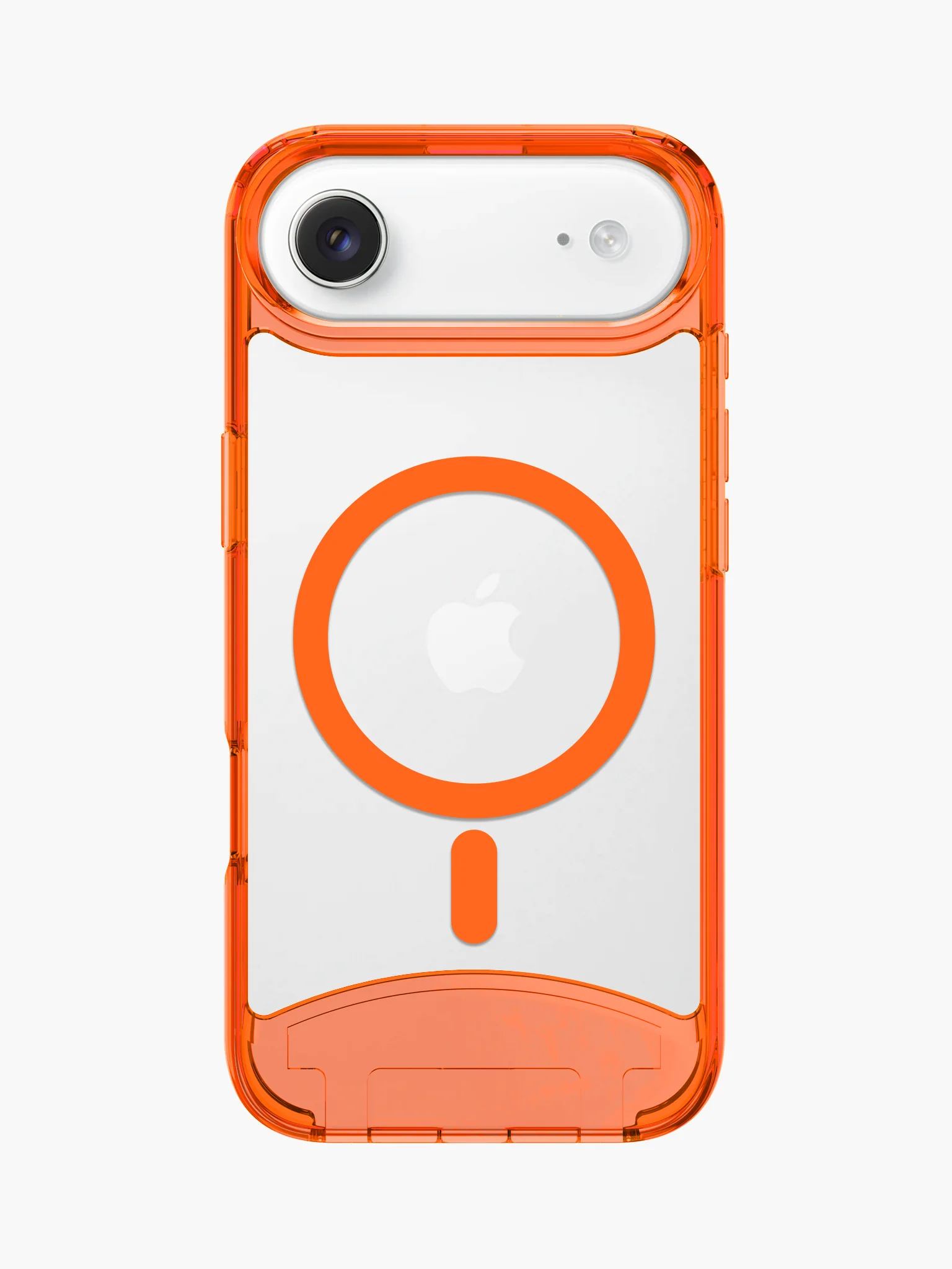 Clear Neon Orange iPhone Case - MagSafe - Image 10