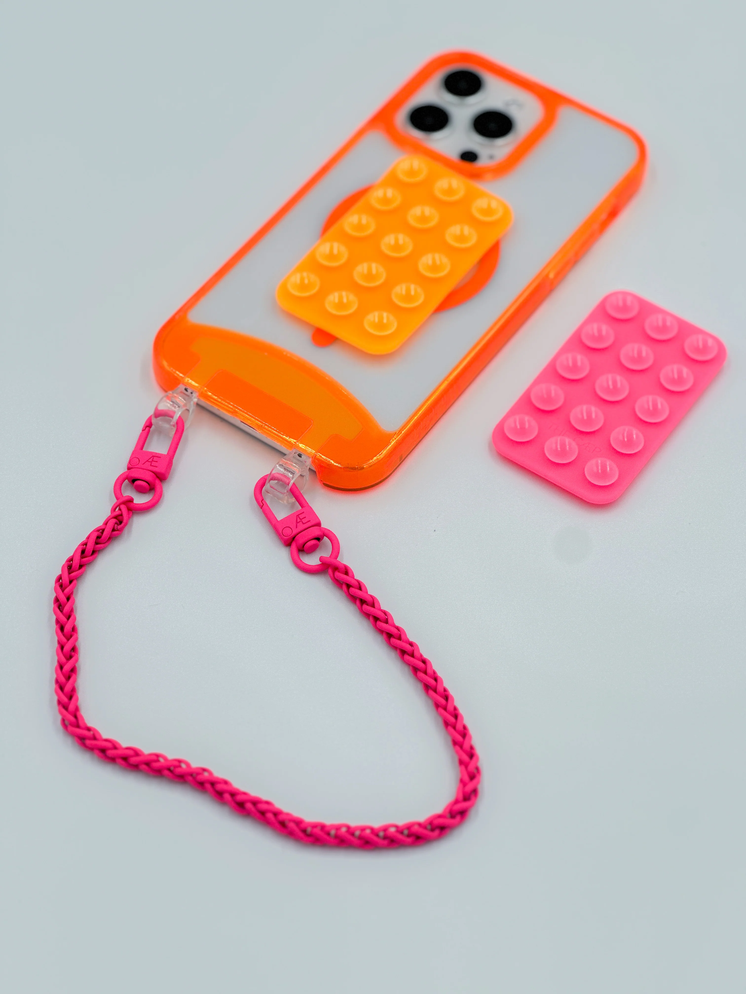 Clear Neon Orange iPhone Case - MagSafe - Image 8