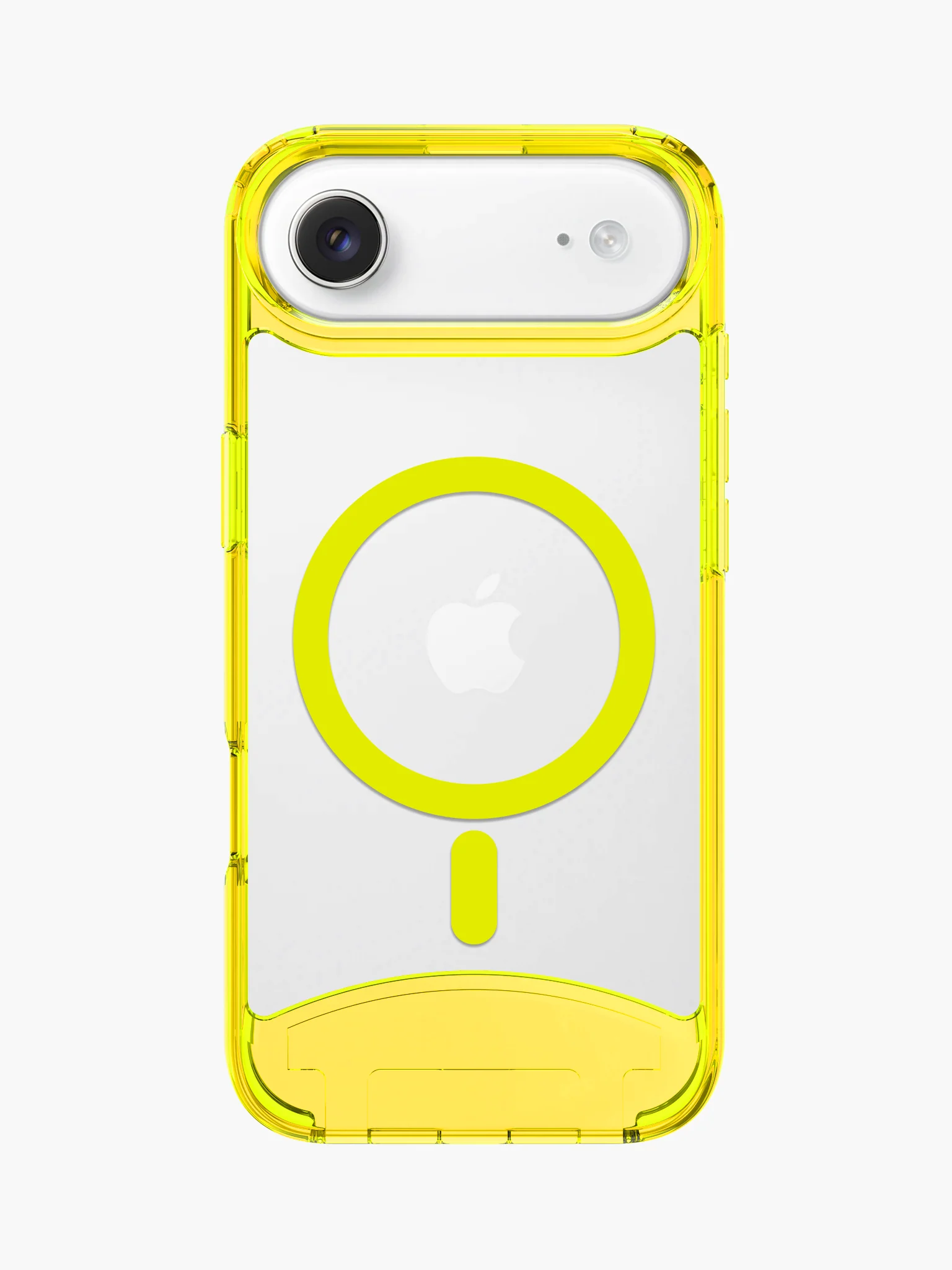 Clear Neon Yellow iPhone Case - MagSafe - Image 7