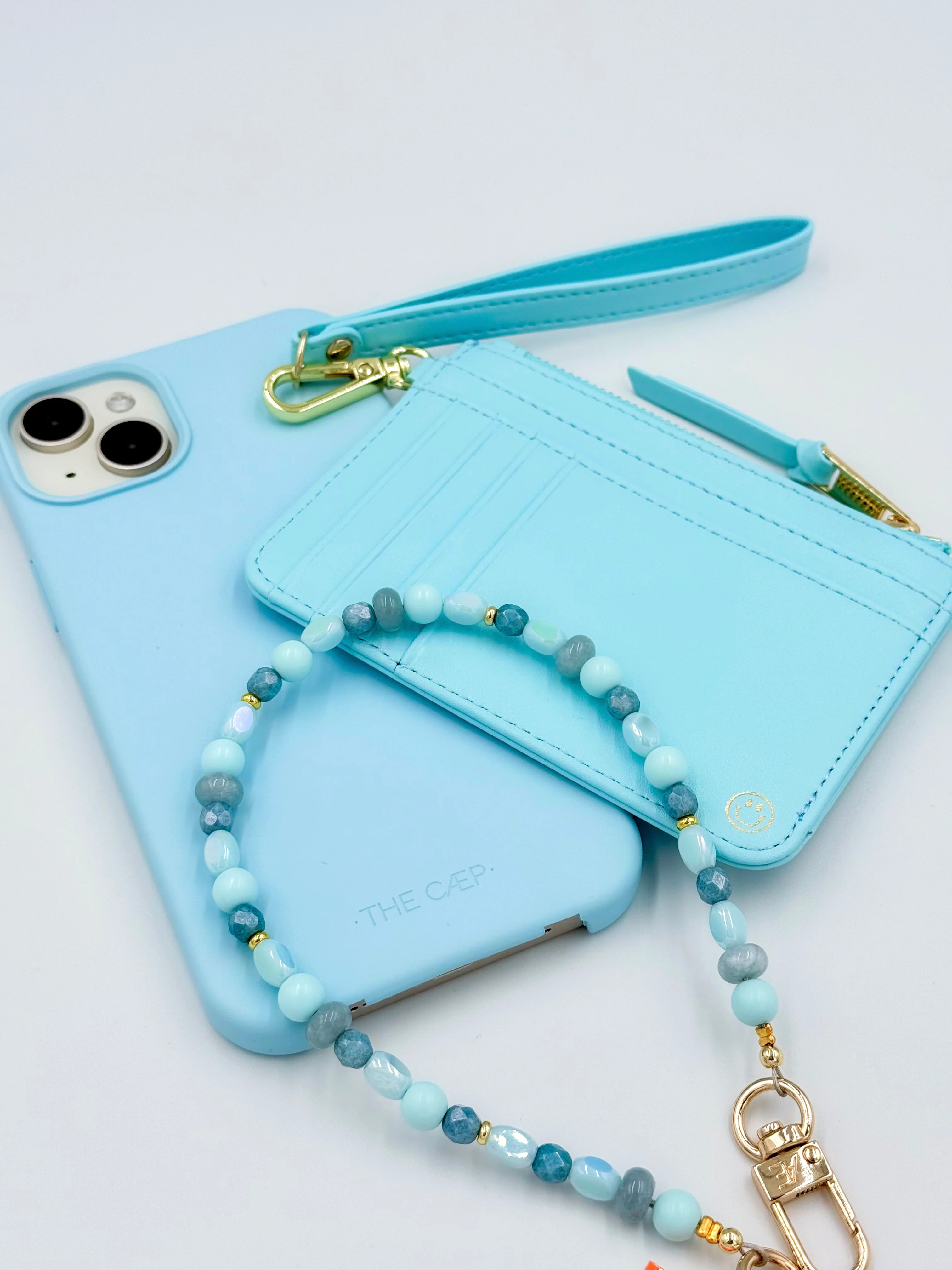 Light Blue Snap/Wrist Wallet (RFID) - Image 2