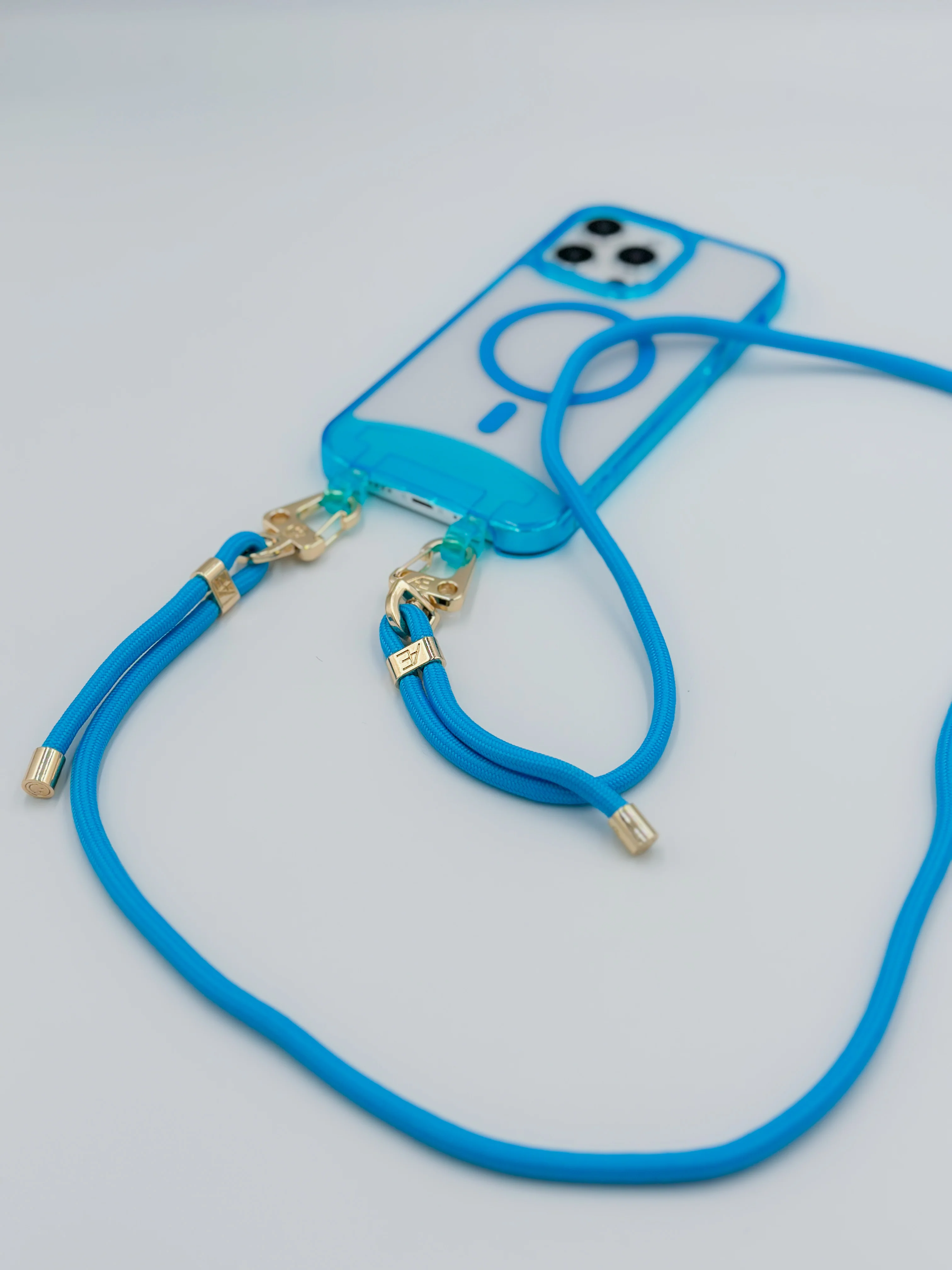 Neon Blue Phone Strap - Image 6