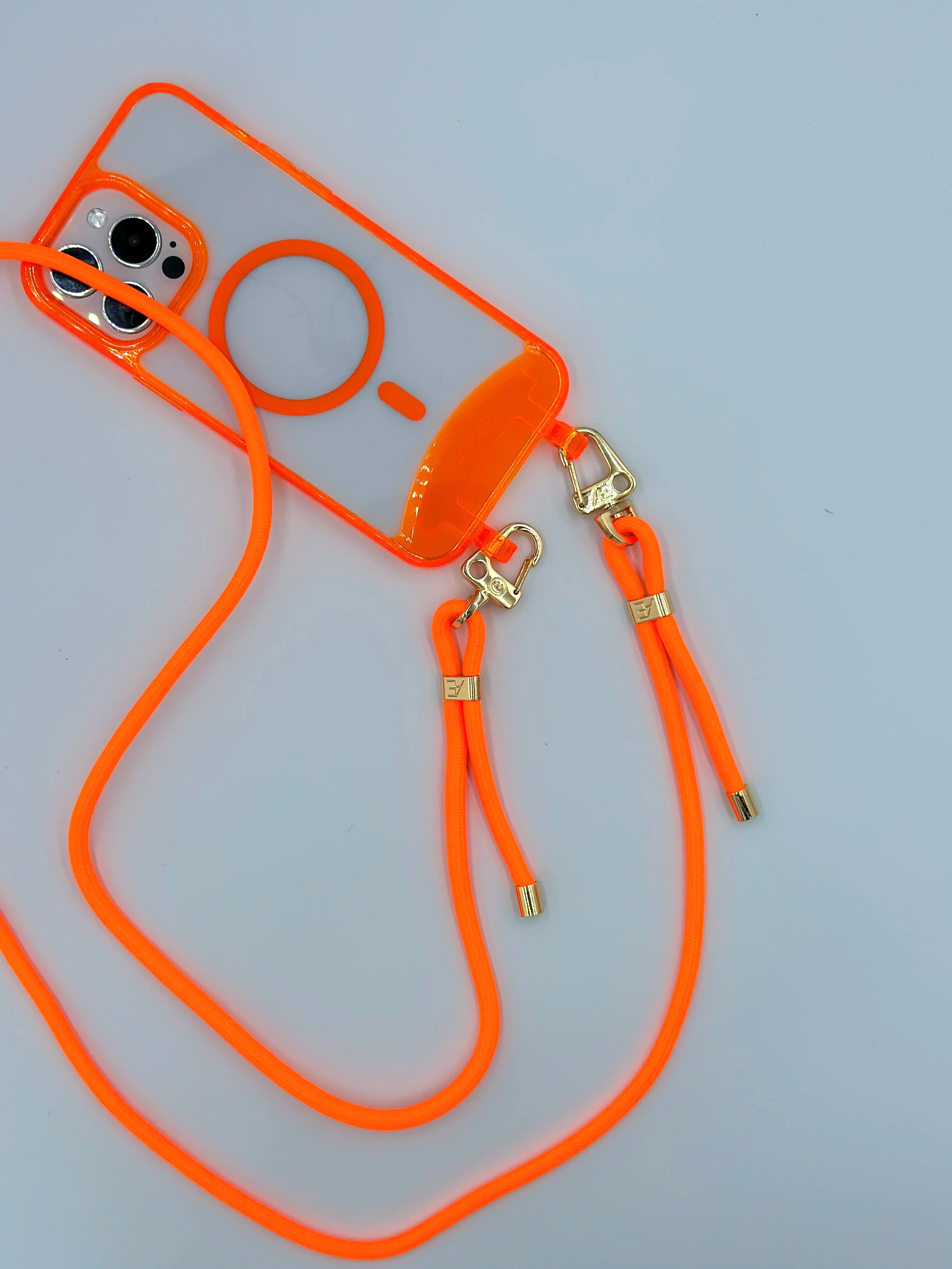 Neon Orange Phone Strap - Image 4