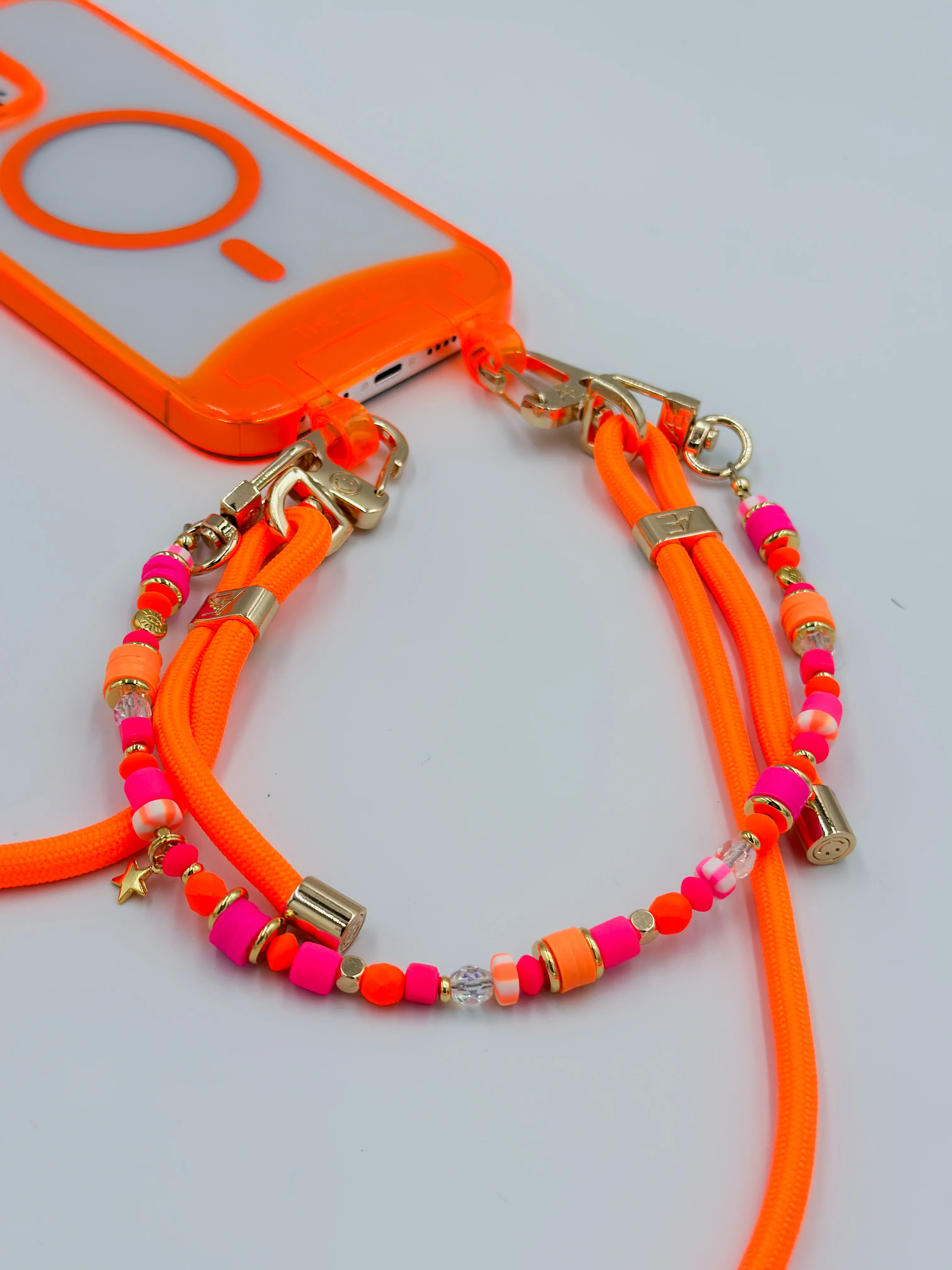 Neon Orange Phone Strap - Image 6