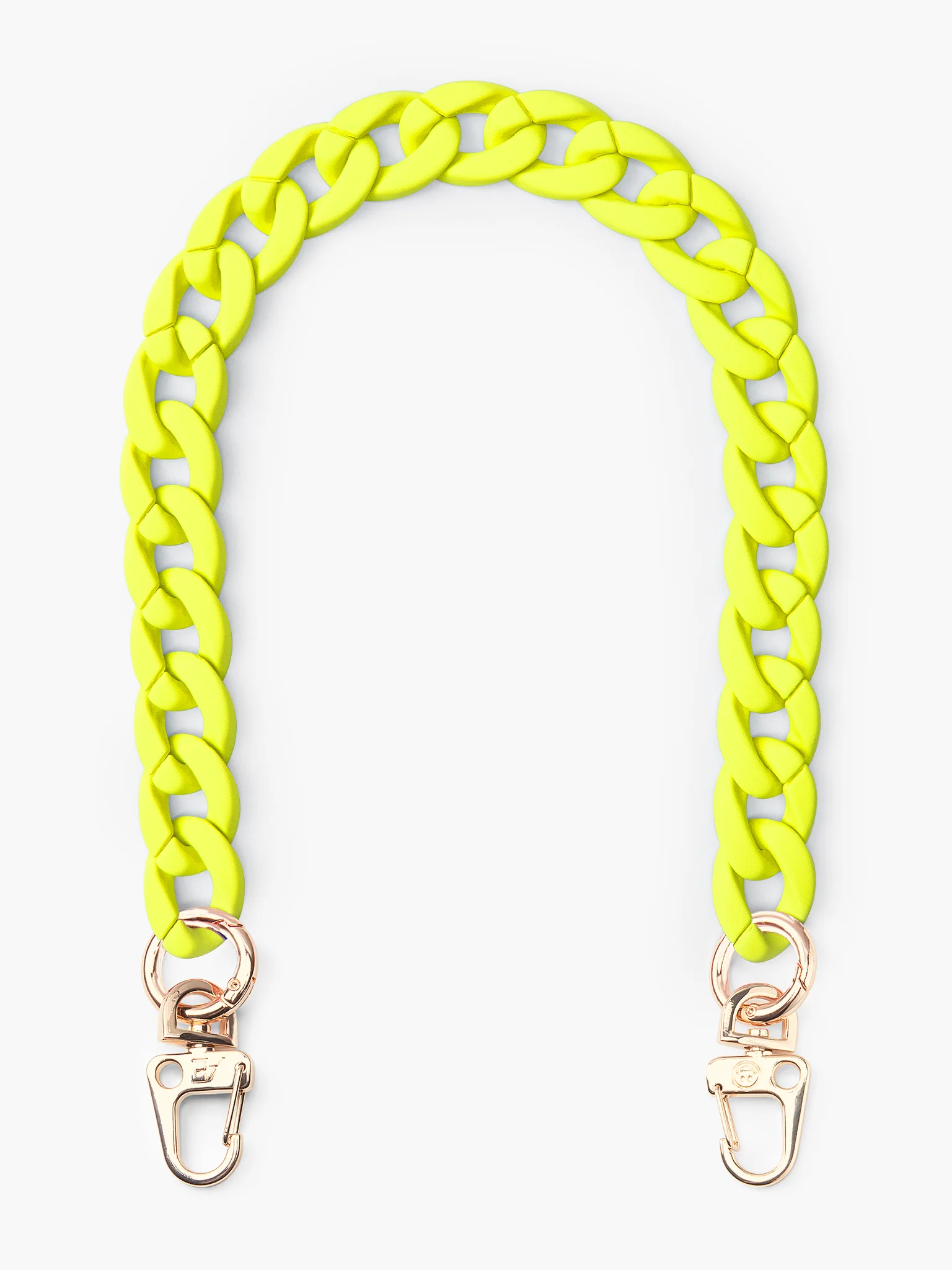 Neon Yellow Chunky Phone Chain
